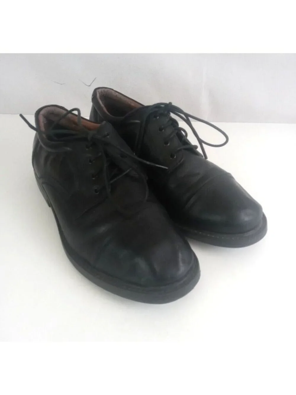 Puritan Men's Black Leather Oxford Dress Shoes Size 9